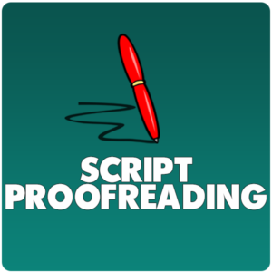 Script Proofreading (Red Ink)